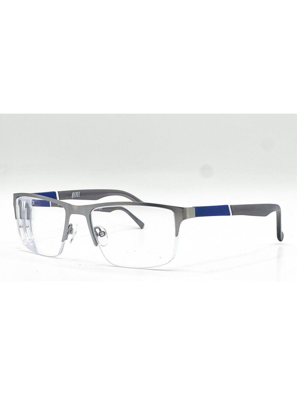 Revel 35-000911 Silver Blue Authentic Eyeglasses 54-19-145